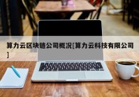算力云区块链公司概况[算力云科技有限公司]